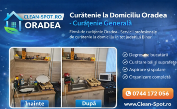 Curățenie la Domiciliu Oradea | Curățenie Generală | Clean-Spot