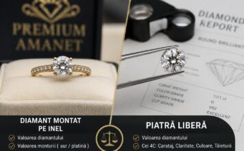 Diferența dintre diamantul montat și diamantul liber la evaluare premiumamanet.ro